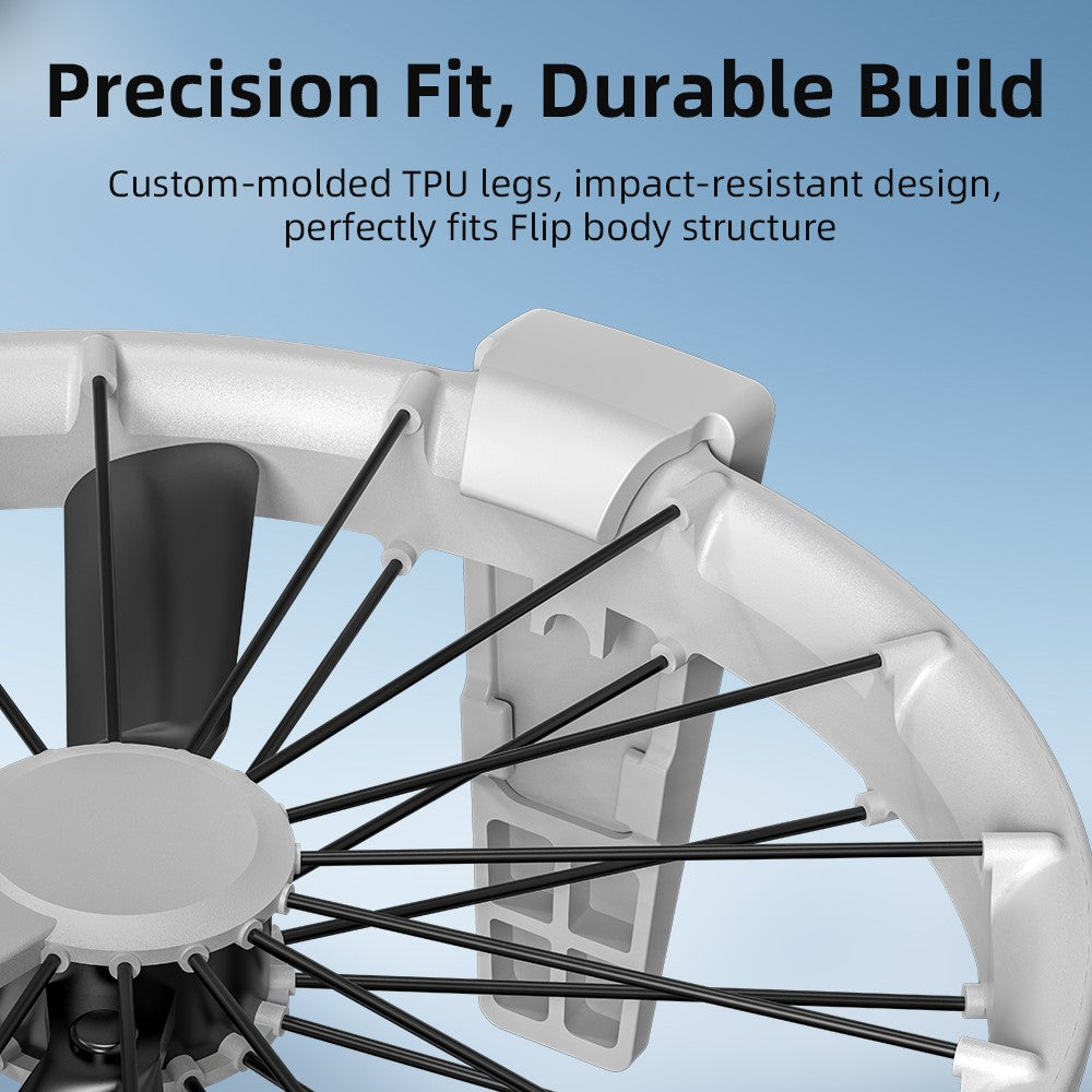 BRDRC For DJI Flip Landing Gear Gimbal Protection Height Increasing TPU Support Legs