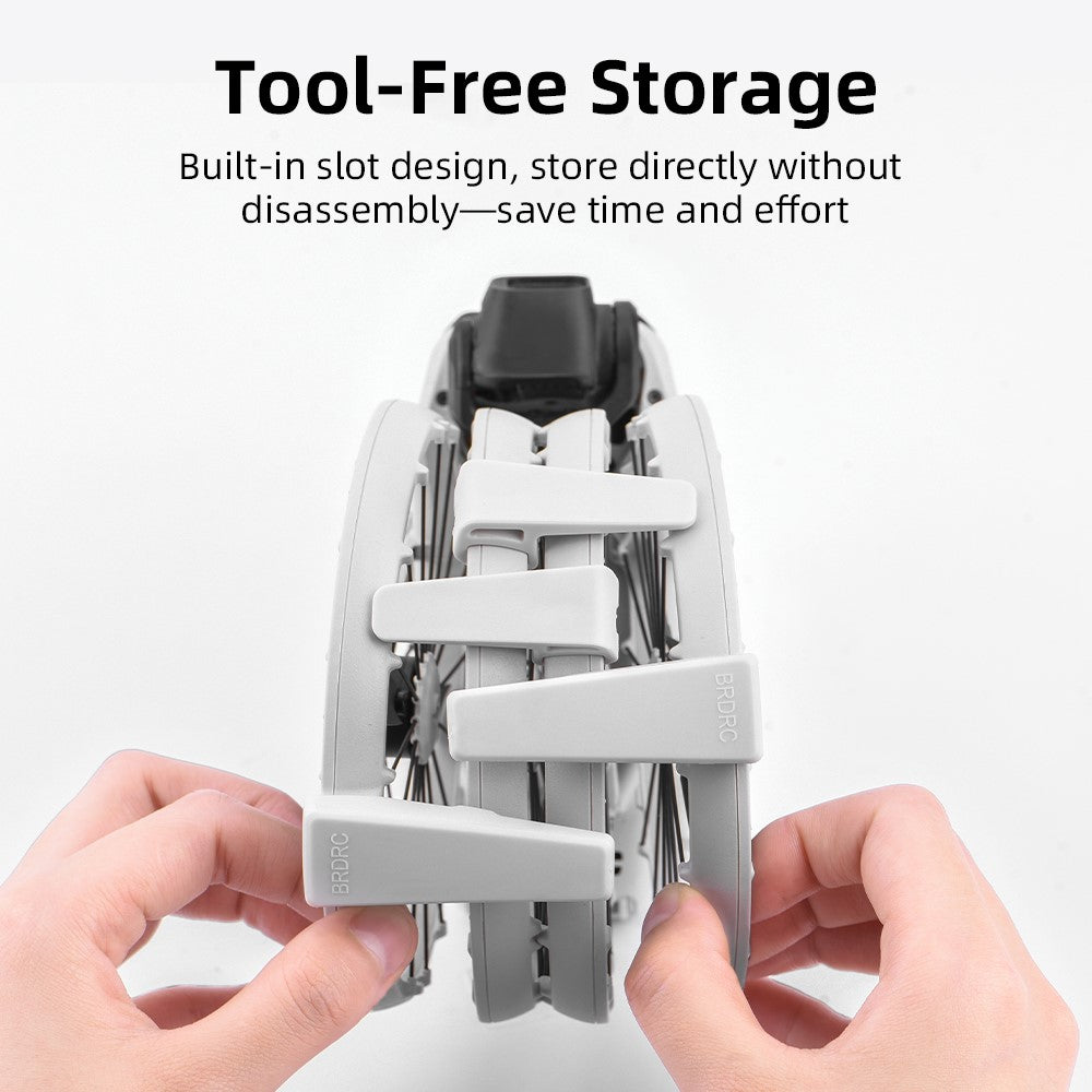 BRDRC For DJI Flip Landing Gear Gimbal Protection Height Increasing TPU Support Legs