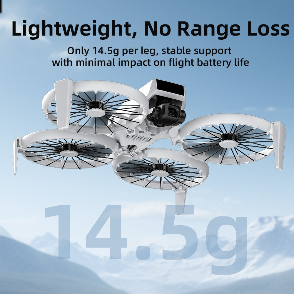 BRDRC For DJI Flip Landing Gear Gimbal Protection Height Increasing TPU Support Legs