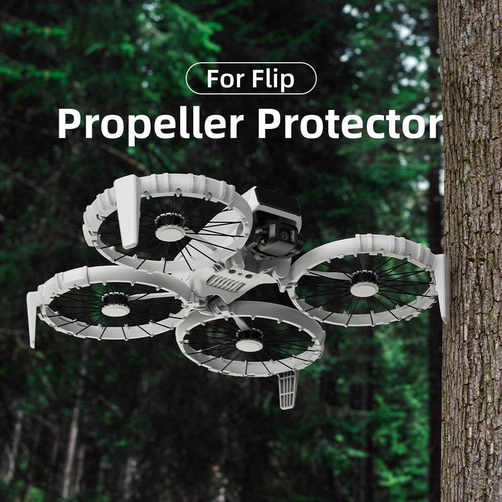 BRDRC 4Pcs For DJI Flip Propeller Protector Guard TPU Shock Absorption Blade Isolation Rings