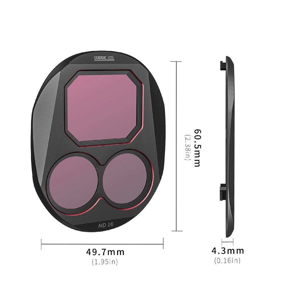STARTRC 12020053 For DJI Mavic 4 Pro ND Filter Set ND8 / ND16 / ND32 / ND64 Optical Glass Lens Filters