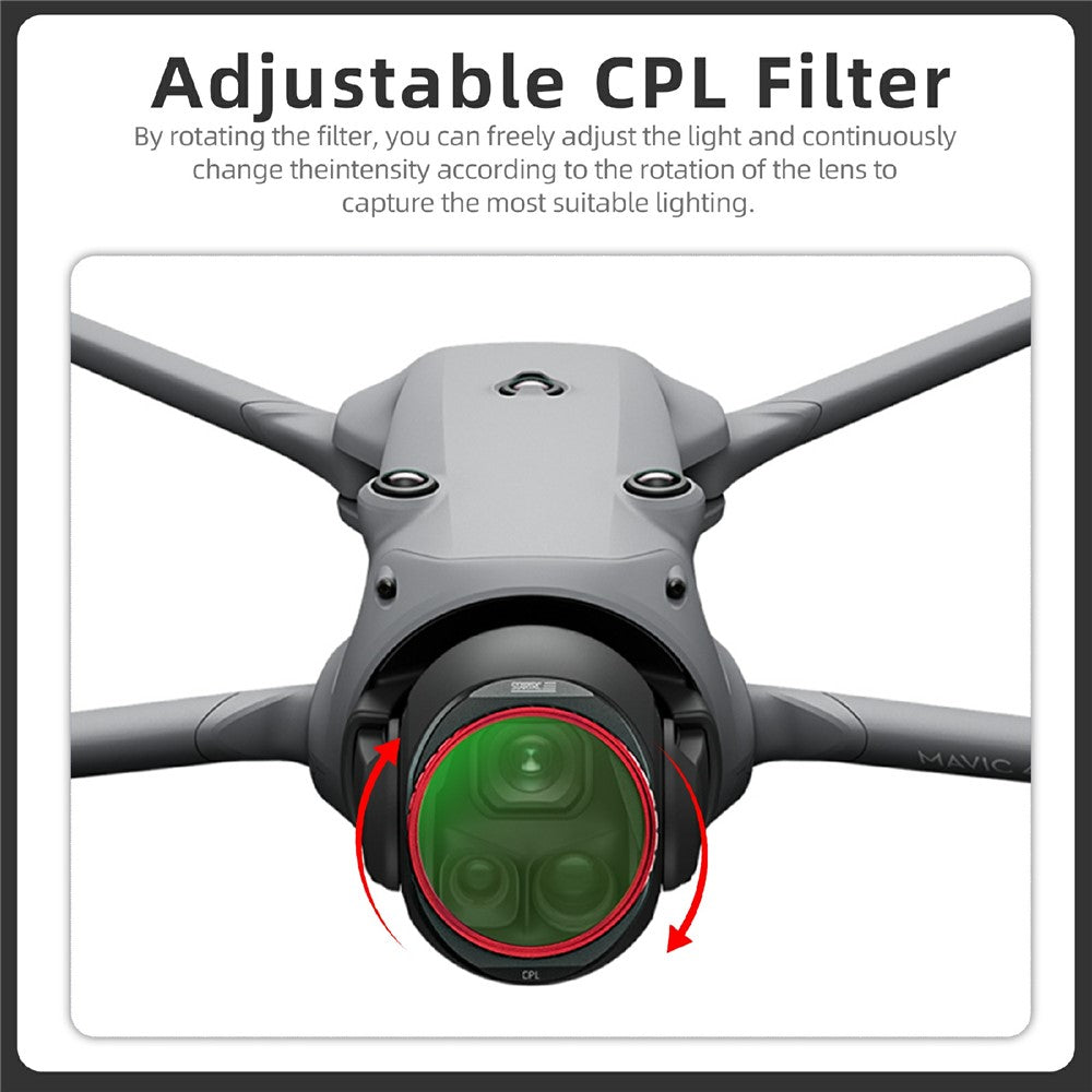 STARTRC 12020054 For DJI Mavic 4 Pro Filter Set CPL / ND8 / ND32 / ND64 Drone Camera Lens Filters