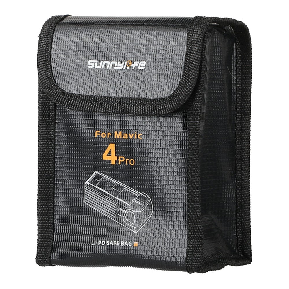 SUNNYLIFE M4P-DC010 For DJI Mavic 4 Pro Battery Safety Bag Explosion-Proof Pouch for 2 Batteries