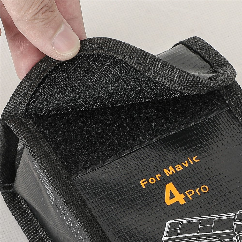 SUNNYLIFE M4P-DC010 For DJI Mavic 4 Pro Battery Safety Bag Explosion-Proof Pouch for 2 Batteries
