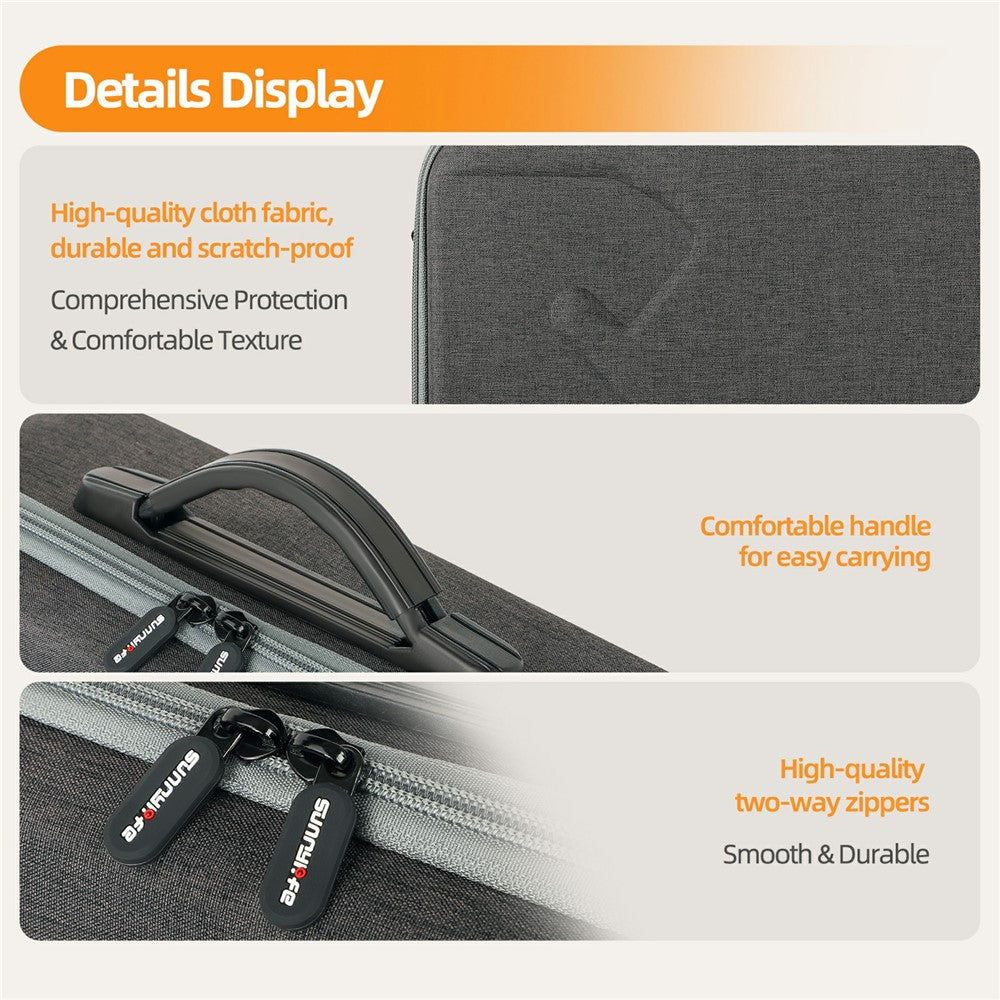 SUNNYLIFE B657 For DJI RC 2 / 1 Remote Control Protective Case Soft Lining Storage Bag