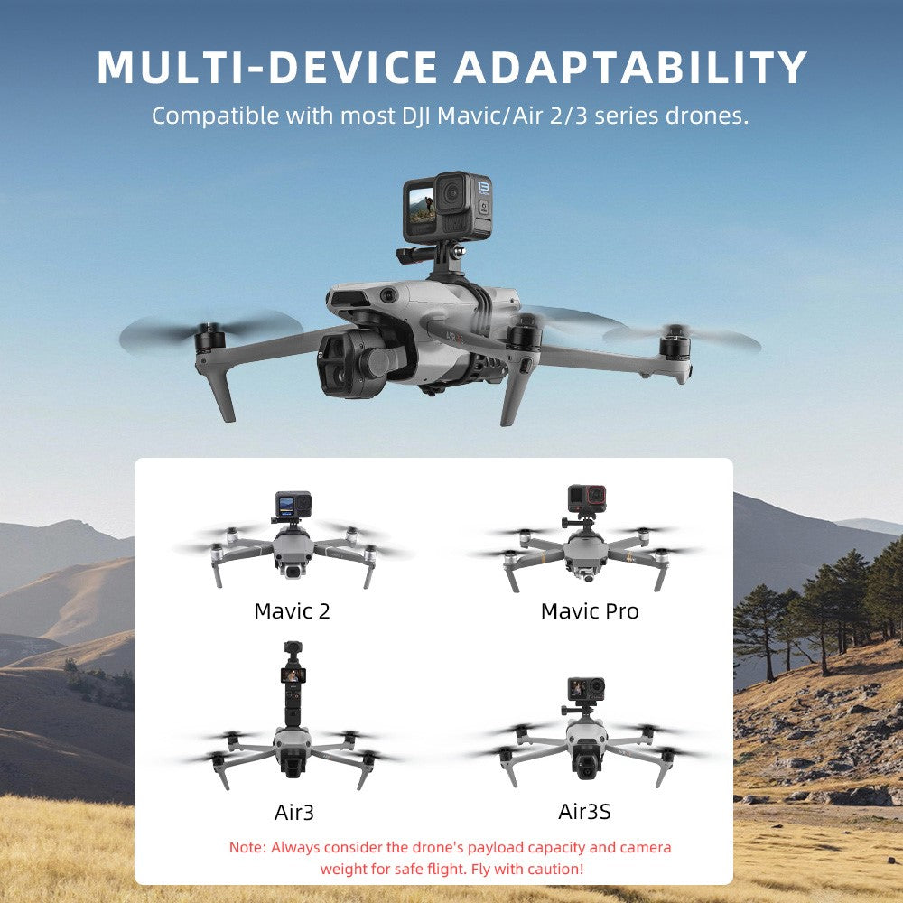 BRDRC For DJI Mavic / Air 3 Series Drone Mounting Bracket Universal Expansion Adapter