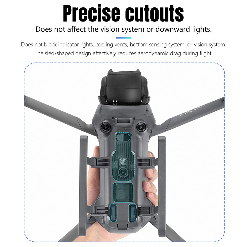 STARTRC 12020018 For DJI Mavic 4 Pro Landing Gear Sled Style Foldable Heightening Stand