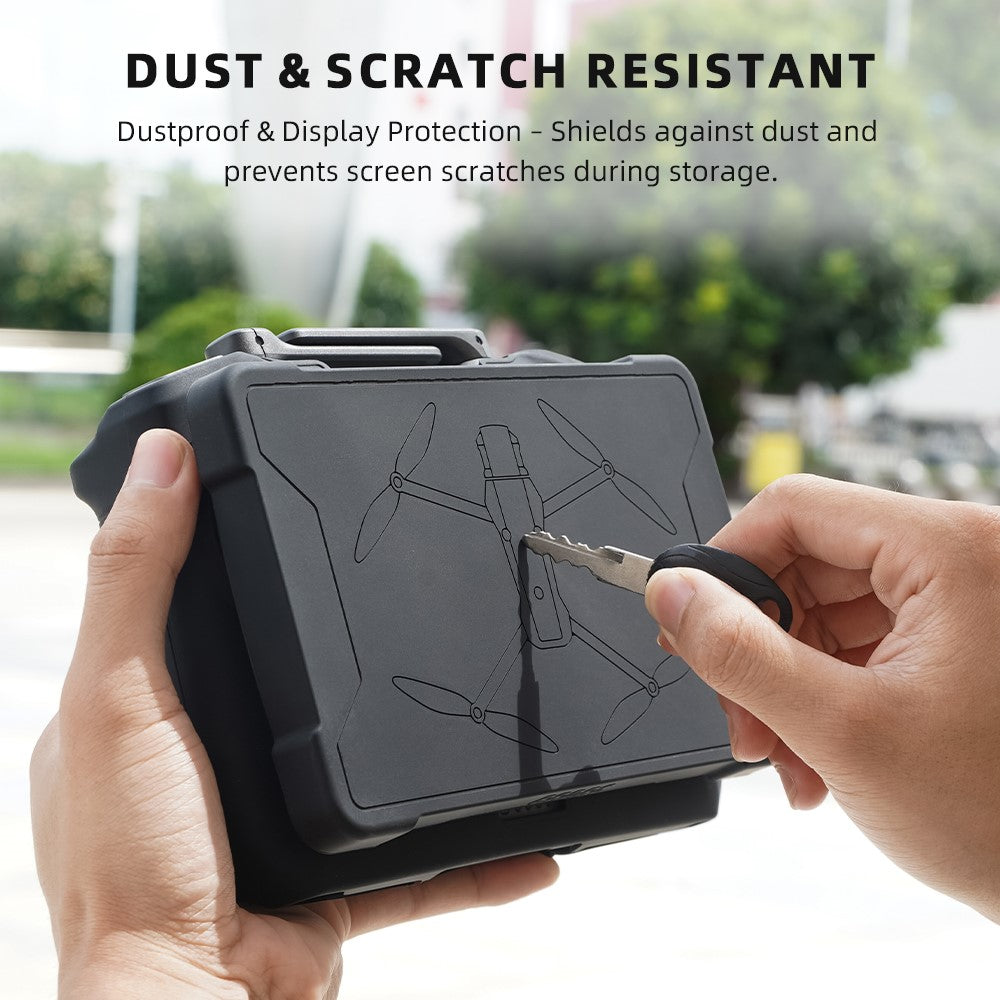 BRDRC For DJI RC Pro 2 Remote Controller Silicone Case with Screen Cap Protective Cover
