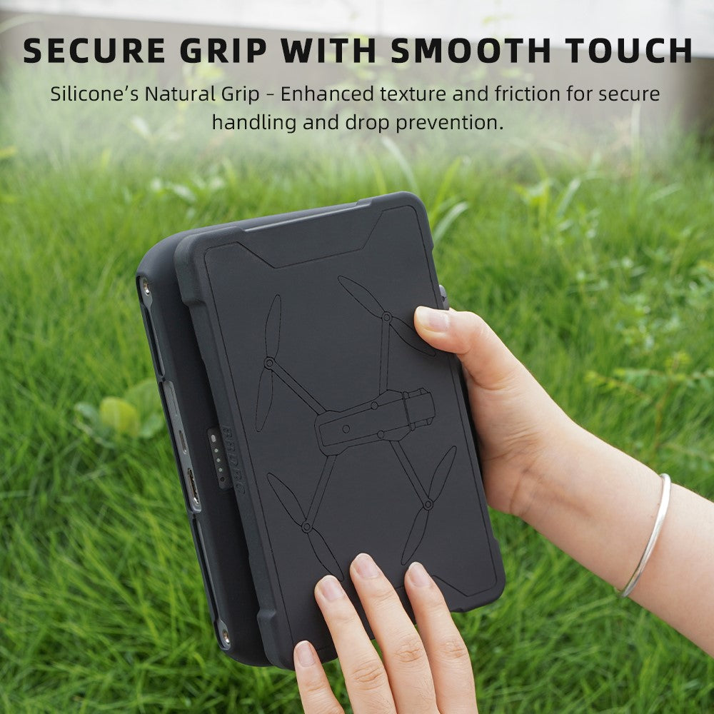 BRDRC For DJI RC Pro 2 Remote Controller Silicone Case with Screen Cap Protective Cover