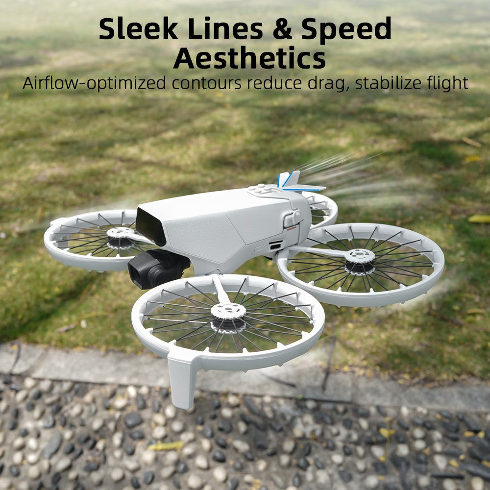 BRDRC For DJI Flip Drone Aerodynamic Design Flight Tail Wing Anti Loosening Battery Lock Buckle