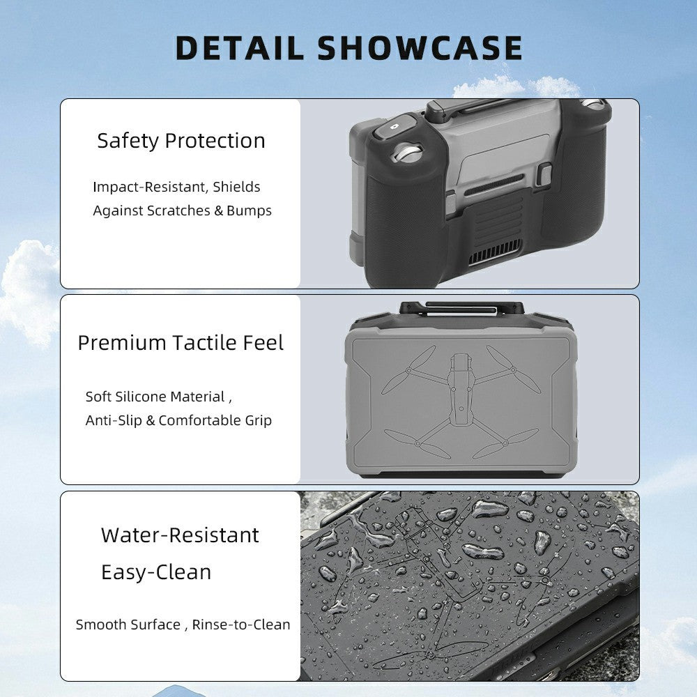 For DJI RC Pro 2 Remote Controller Silicone Case Protective Cover Dust Resistant / Scratch Resistant