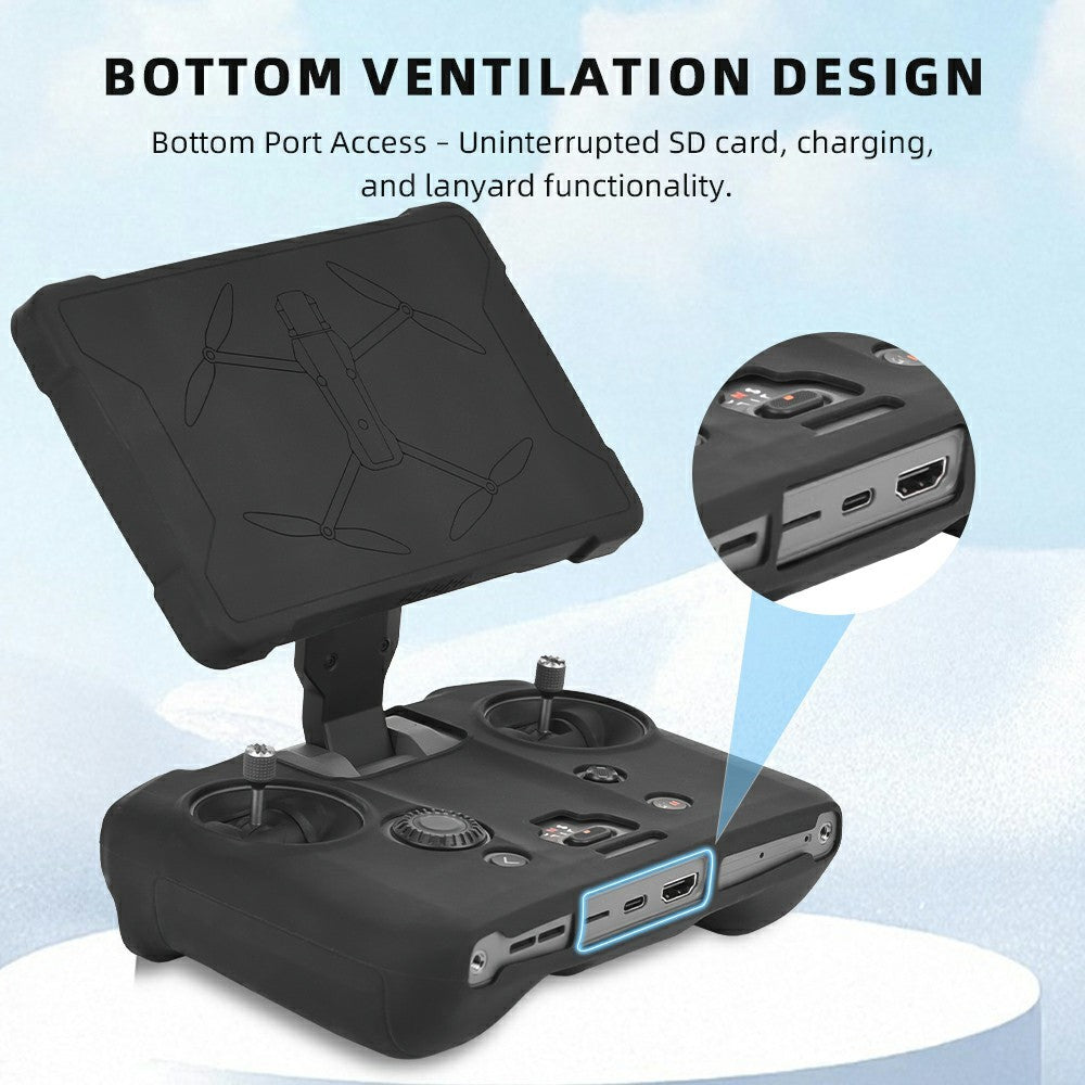 For DJI RC Pro 2 Remote Controller Silicone Case Protective Cover Dust Resistant / Scratch Resistant