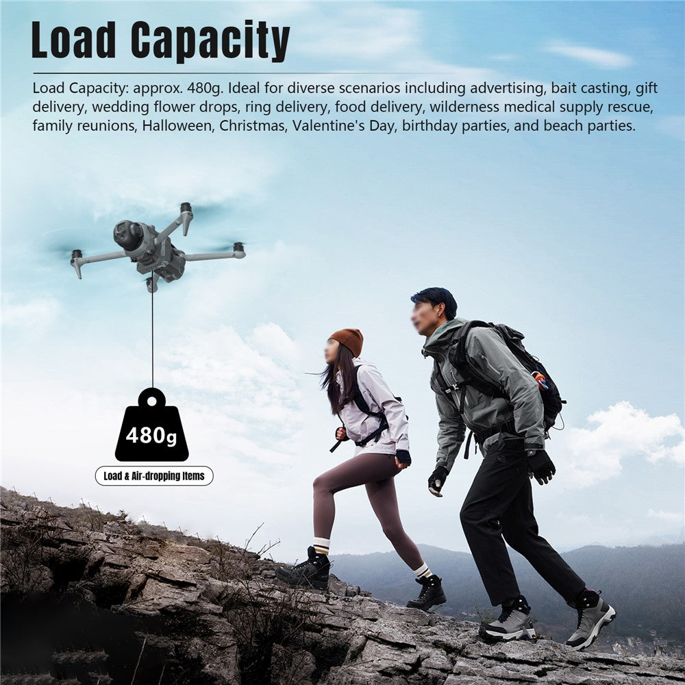 STARTRC 12020050 For DJI Mavic 4 Pro Drone Photosensitive Payload Dropper Remote Thrower with Expansion Mount