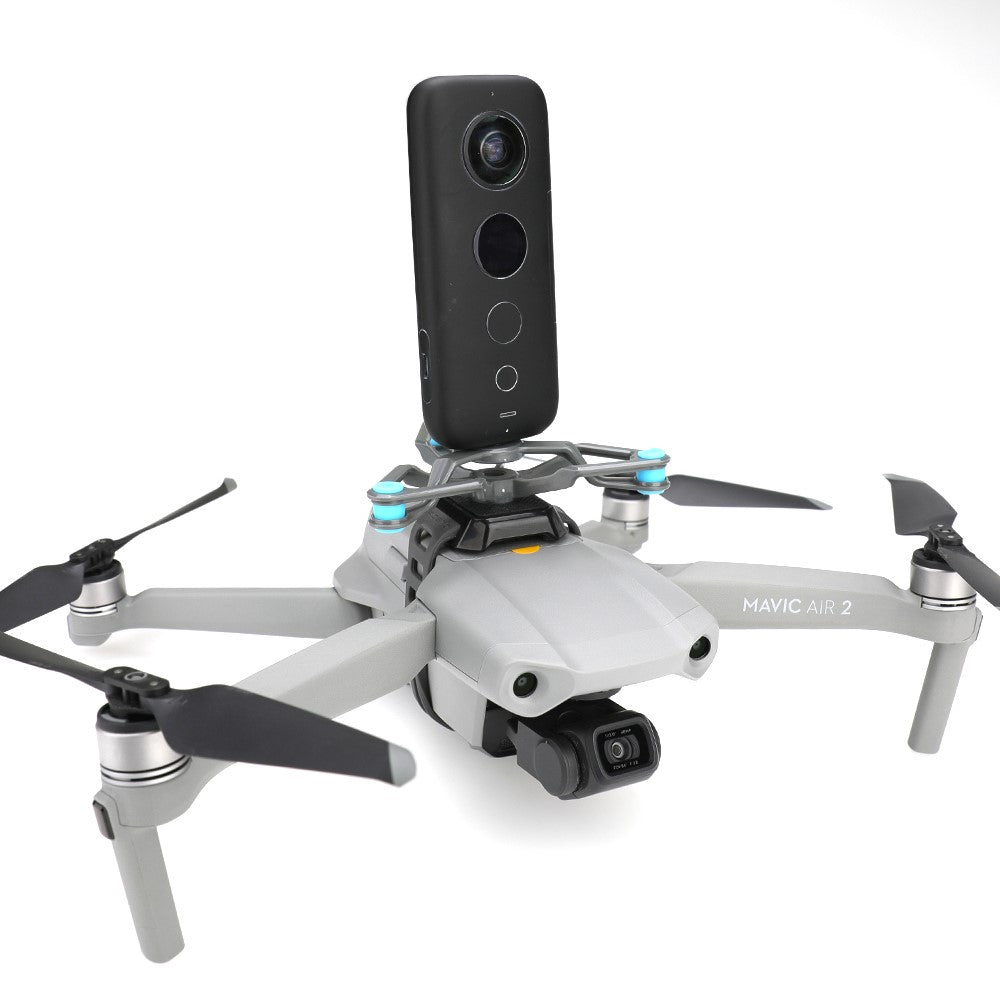 RCSTQ Action Camera Universal Shock Absorber Bracket Fixed Holder for DJI Mavic Air 2/Autel EVO 2, etc.