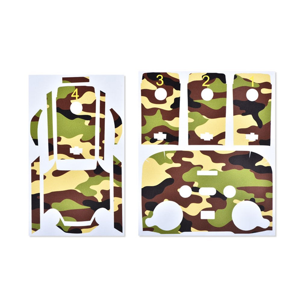 STARTRC Anti-Scratch Protective Decal Decorative PVC Stickers Set for DJI Mavic Air 2S