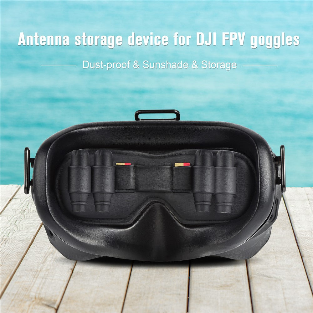 STARTRC 1109557 Antenna Storage Cover SD Card Holder for DJI FPV Goggles V2 Lens Protector