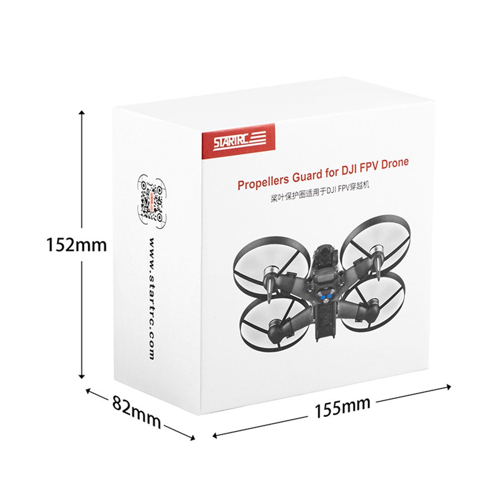 4Pcs/Set STARTRC 1109527 Fully Enclosed Blade Protection Anti-Collision Ring Protective Cover for DJI FPV Drone