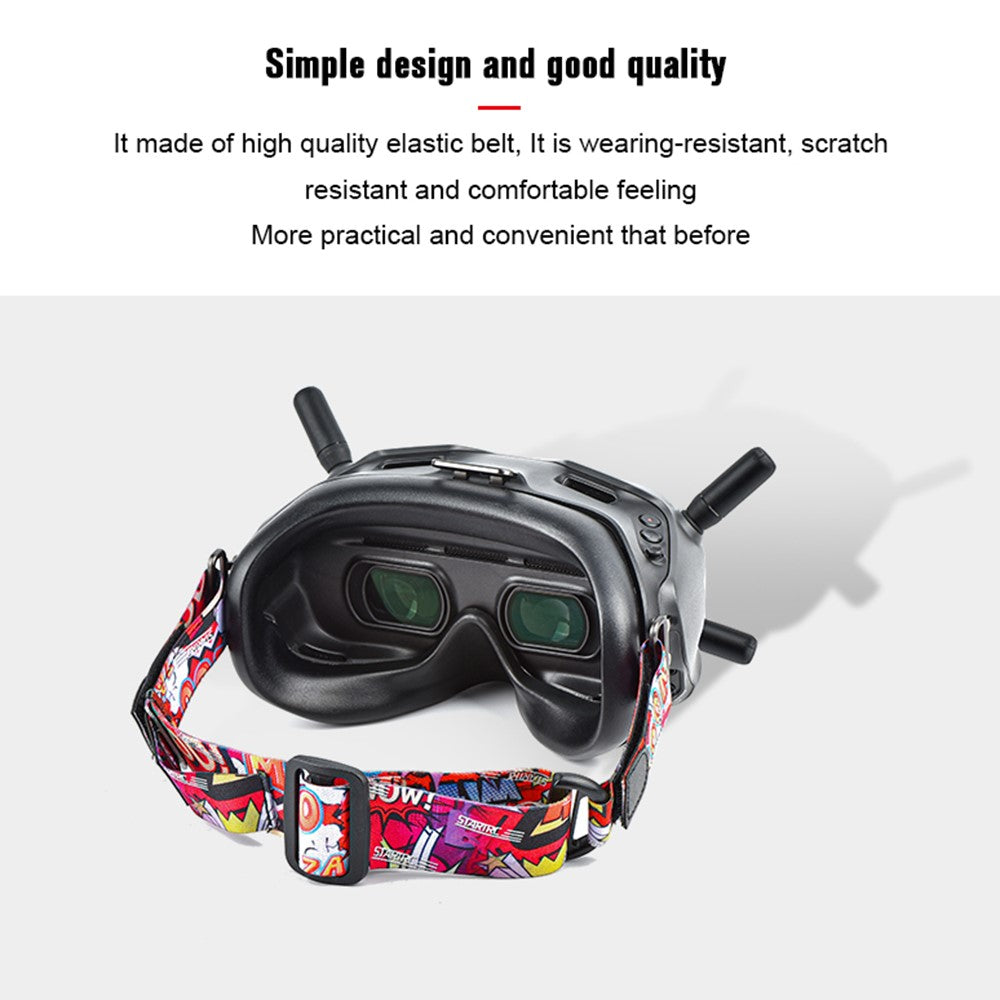 STARTRC Adjustable Headband VR Glasses Head Strap for DJI FPV Goggles/FPV Goggles V2