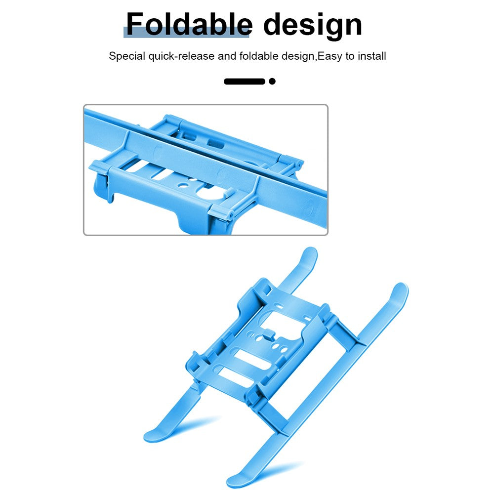 STARTRC 1109437 Foldable Drone Landing Gear ABS Anti-fall Landing Riser Stand for DJI Mini 2/Mini SE/Mavic Mini