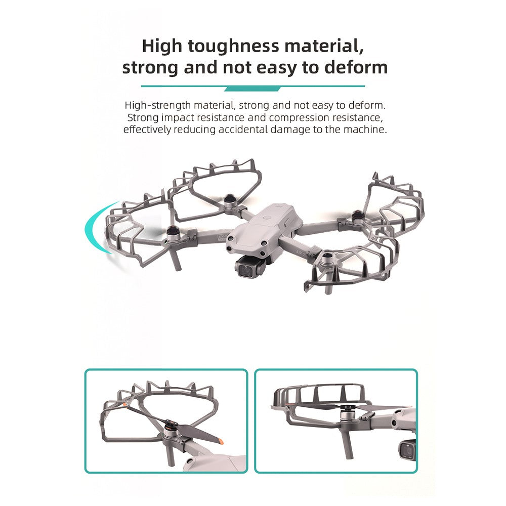 EWB8965 Drone Propeller Protective Guard Anti-collision Rings Set for DJI Mavic Air 2/Air 2S