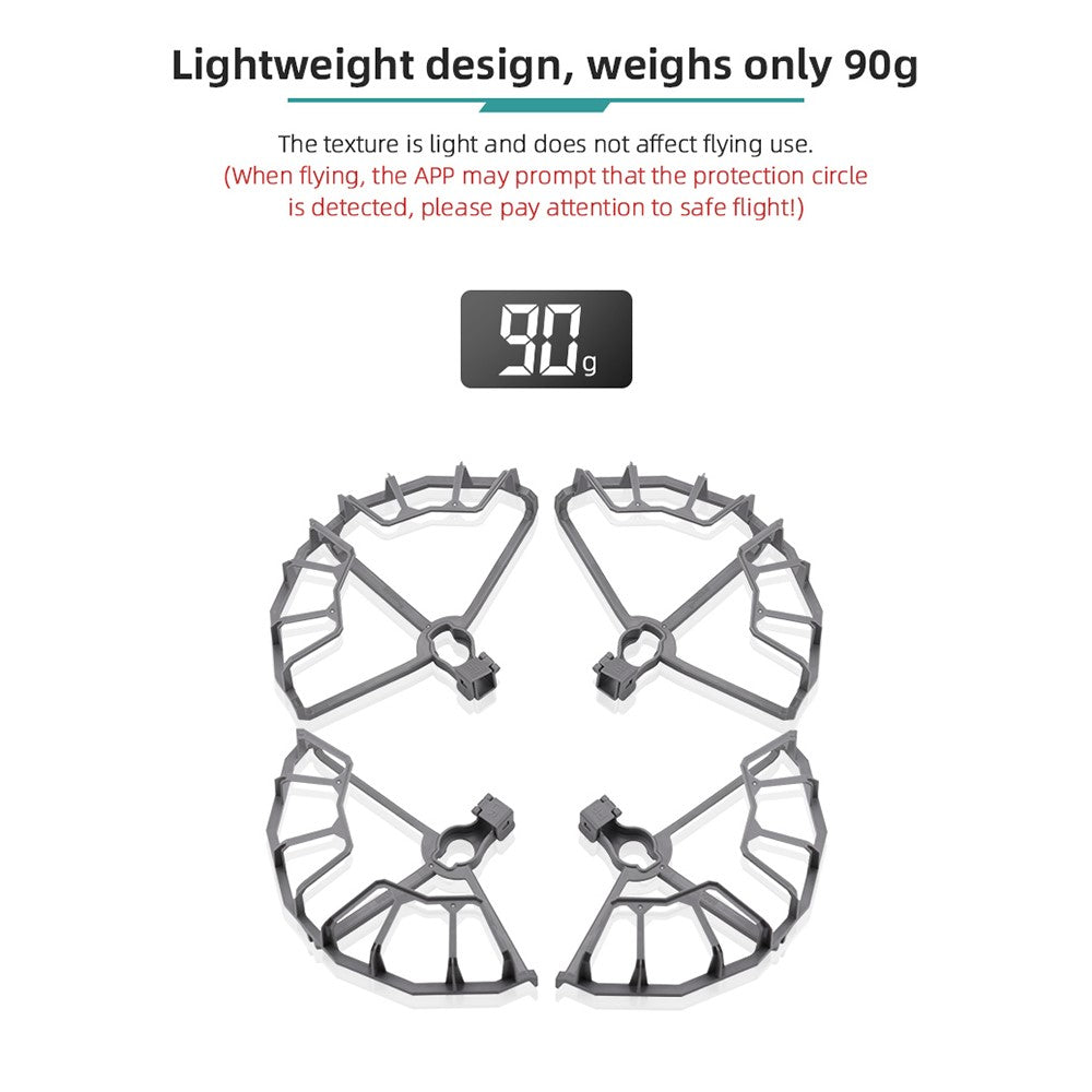 EWB8965 Drone Propeller Protective Guard Anti-collision Rings Set for DJI Mavic Air 2/Air 2S