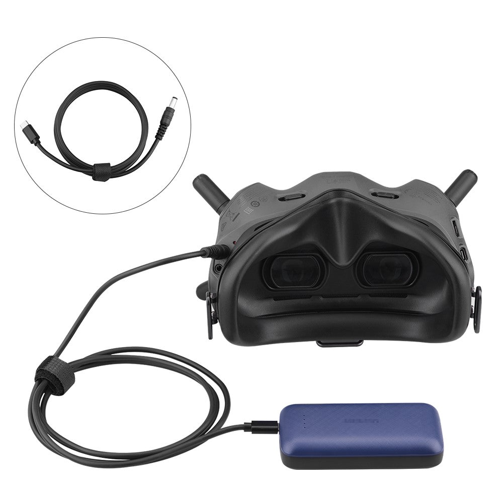 EWB8701 Power Bank Power Supply Cable Cord for DJI FPV Goggles V2