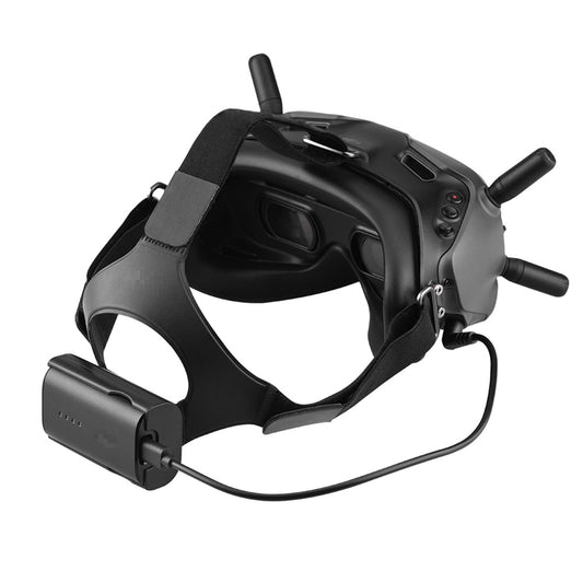 EWB8746_1+EWB8475 Battery Power Supply Cable Cord with Short Back Clip for DJI FPV Goggles V2