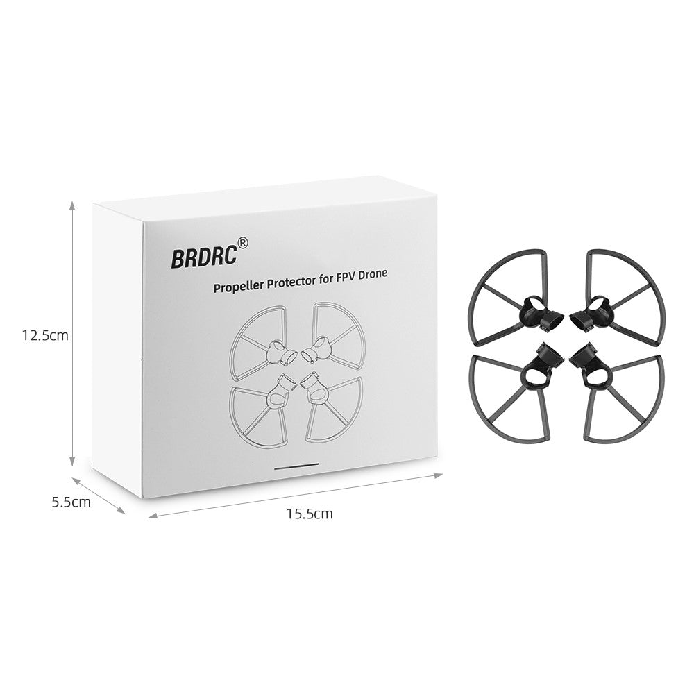 BRDRC EWB8589 1 Set Anti-collision Drone Propeller Blade Guard Protector for DJI FPV Combo