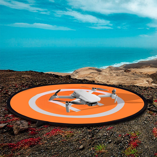HSP6939_1 55cm Round Drone Parking Apron Landing Pad with Ground Nail Reflective Strips