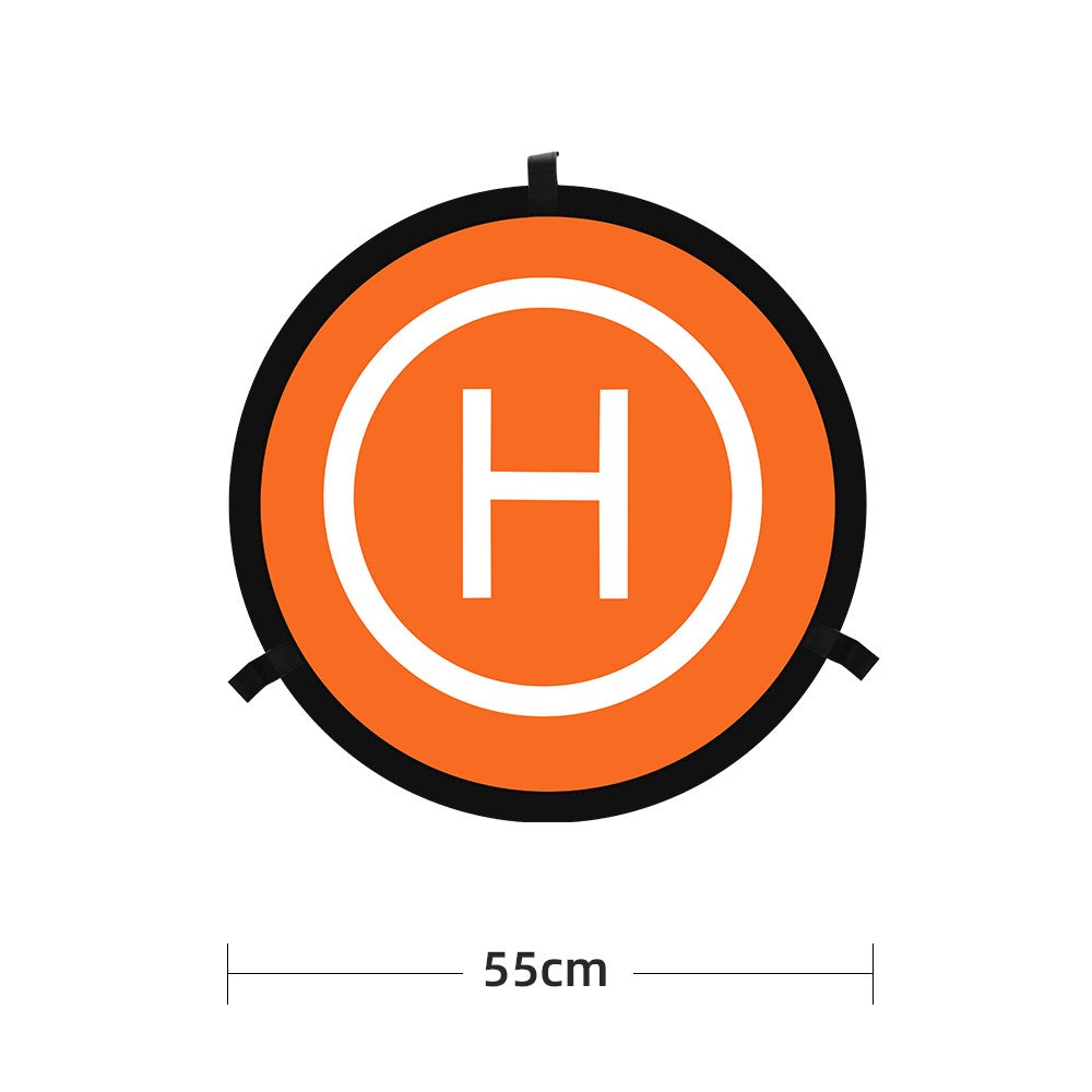 HSP6939_1 55cm Round Drone Parking Apron Landing Pad with Ground Nail Reflective Strips