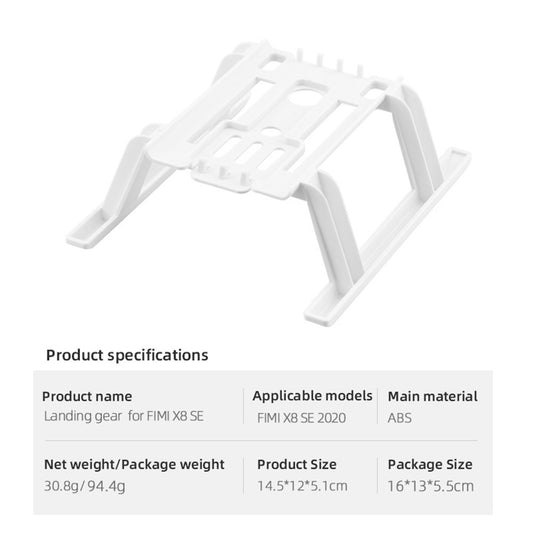BRDRC EWB8379 Drone Quick Release Heightened Landing Gear Protector Stand for FIMI X8SE 2020