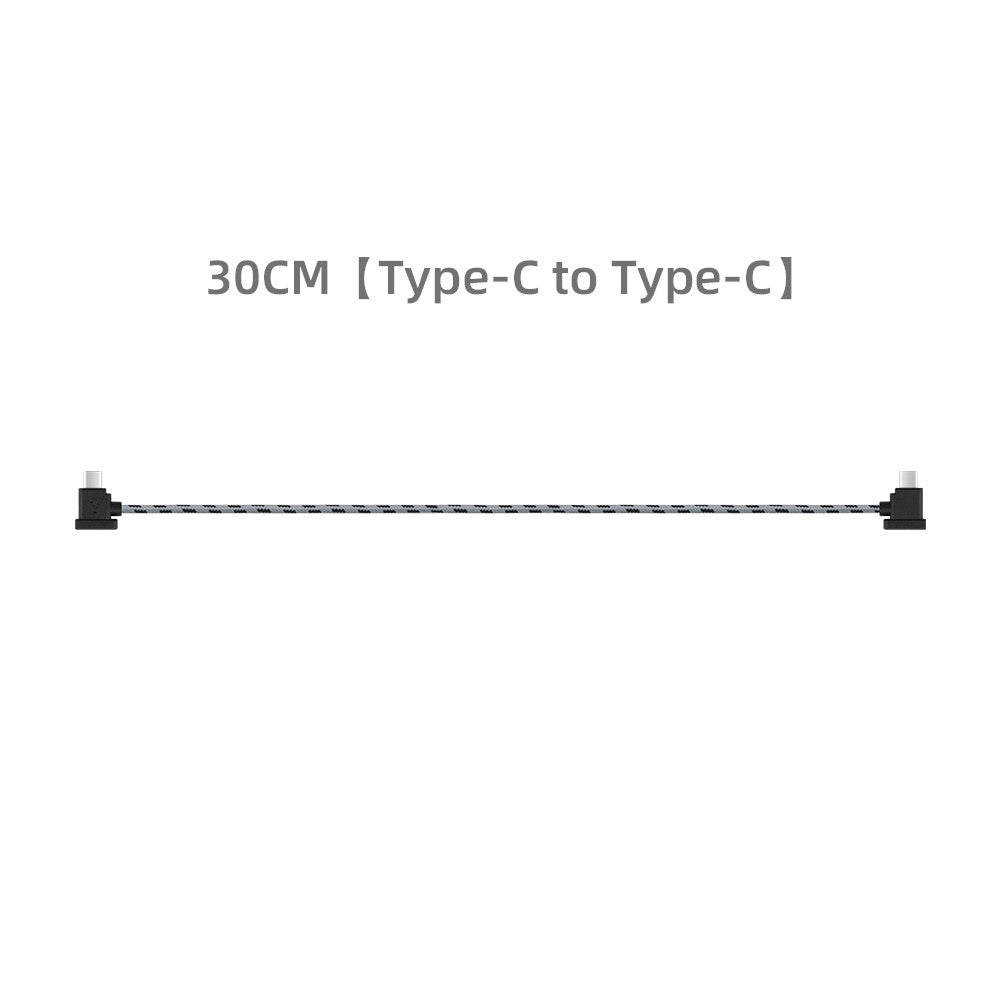 EWB8464 30cm Remote Control Data Connected Cable Cord for DJI Mavic Air 2/Mini 2/Pocket 2/Osmo Pocket