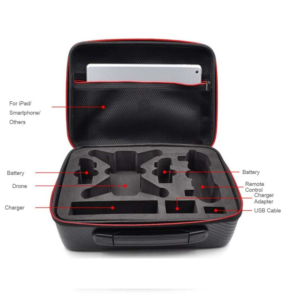 AGDW02 Shockproof Storage Handbag Protective Case with Shoulder Strap for DJI Spark Remote Control Drone Battery Accessories