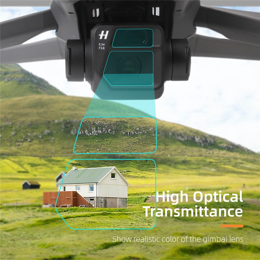 SUNNYLIFE M3-BHM122 2 Sets Camera Lens Protector Explosion-proof Tempered Glass Film for DJI Mavic 3