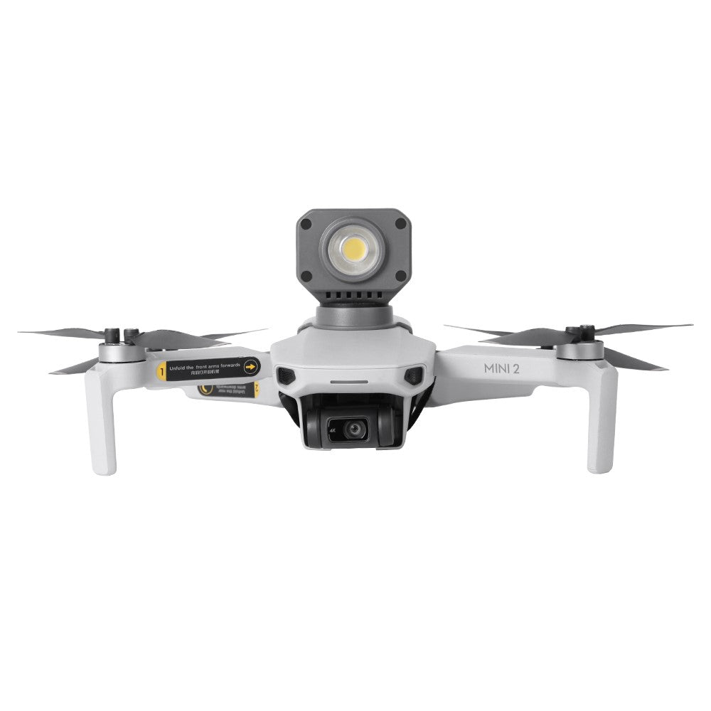 SUNNYLIFE Q9424 3-brightness Adjustable Night Light + Adapter Mount with 1/4" Screw Hole for DJI Mini SE/Mavic Air 2S/Mavic 2