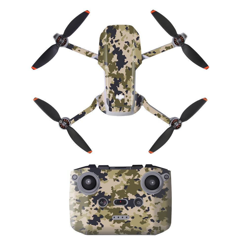 SUNNYLIFE TZ452 Scratch-resistant Stickers Set Drone Decals Pattern Printing Waterproof Stickers for DJI Mini 2