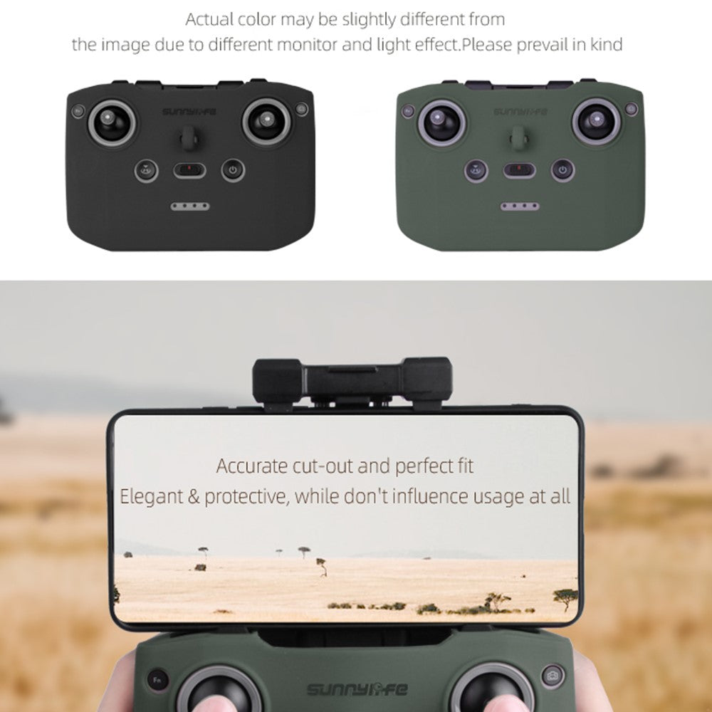 SUNNYLIFE Remote Controller Silicone Cover Protective Sleeve with Strap for DJI Mavic 3/Air 2S/Mavic Air 2/Mini 2