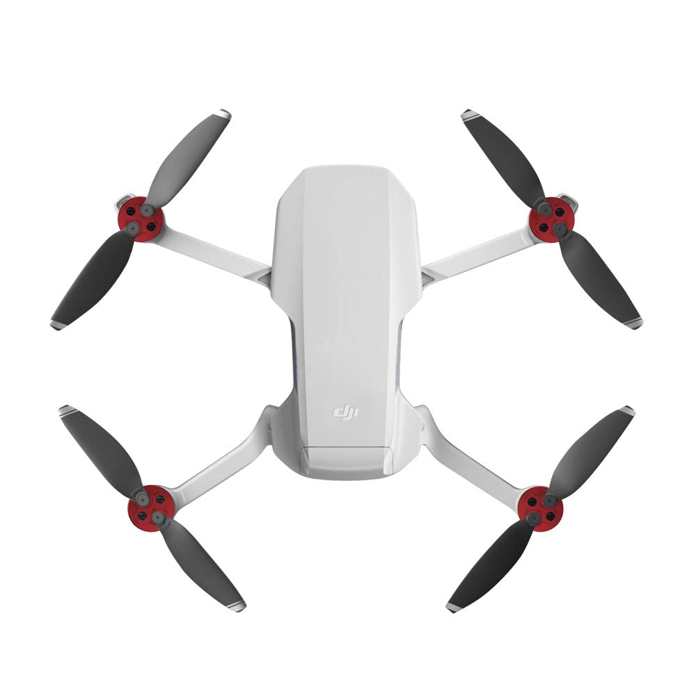 SUNNYLIFE Q9265 4Pcs/Set Motor Cover Aluminum Alloy Motor Cap Dust Cover Protector for DJI Mini SE/Mini 2/Mavic Mini