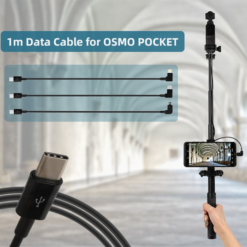 SUNNYLIFE Type-C to Type-C Adapter Cable Data Transmission Cable for DJI FPV V2/Mini 2/Pocket 2/Osmo Pocket