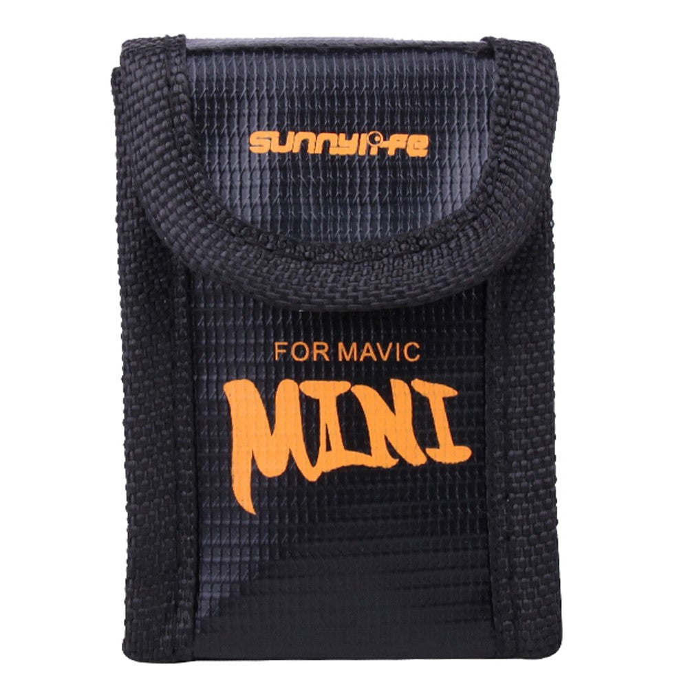SUNNYLIFE DC294 Explosion-Proof Battery Safe Bag Fireproof Batteries Protective Storage Case for DJI Mini SE/2/Mavic Mini (1Pc Battery Version)