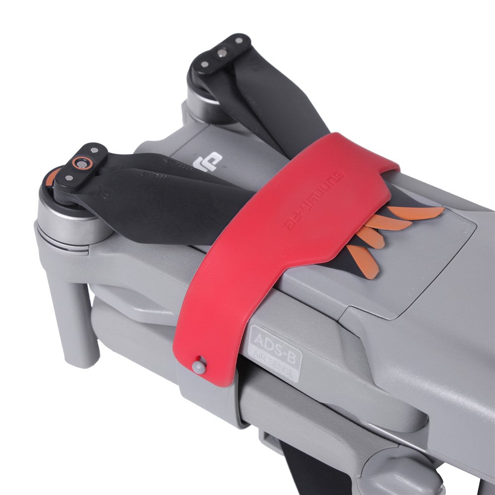 SUNNYLIFE A2S-Q9358 Silicone Propellers Holder Strap for DJI Air 2S/Mavic Air 2 Prop Blade Stabilizer Shockproof Bottom Cover Protector for Drone