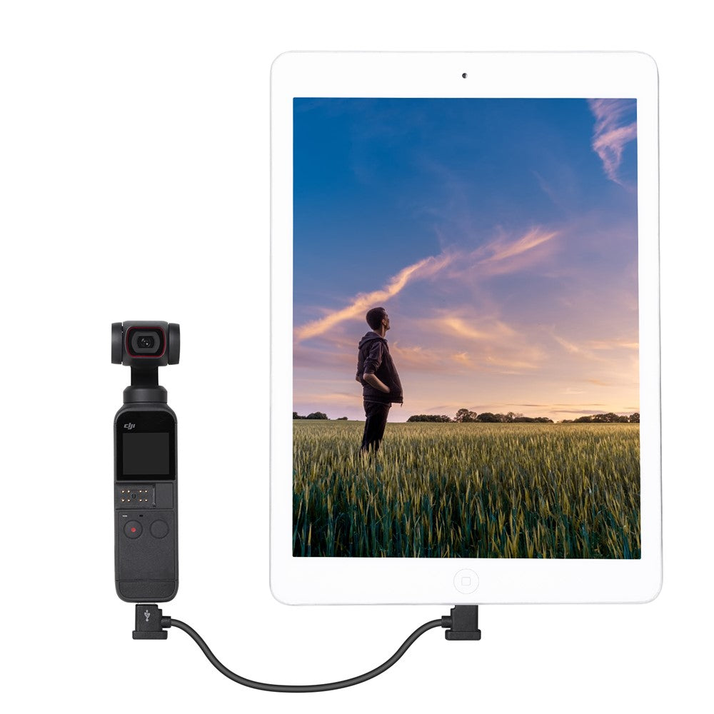 SUNNYLIFE Type C to Type C Cable Video Data Transmission Cable for DJI Air 2S/Mini 2/Air 2/Pocket 2/Osmo Pocket Connecting with Cellphone Tablet Computer