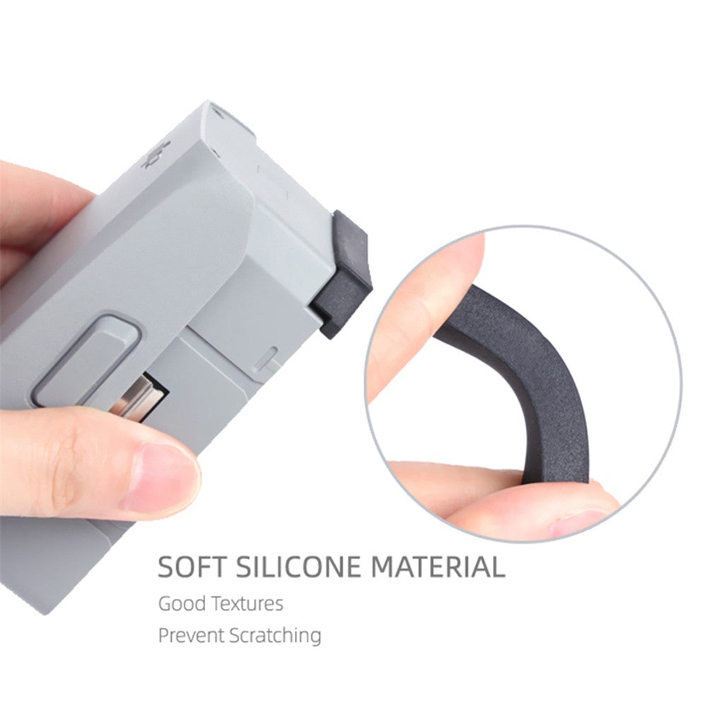 SUNNYLIFE AIR2-DC258 3Pcs/Set For DJI Air 2S/Mavic Air 2 Battery Dustproof Cover Charging Port Protector Cover