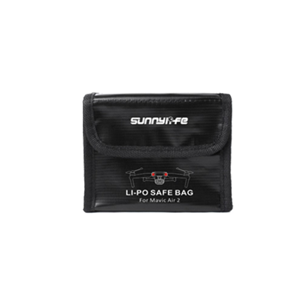 SUNNYLIFE AIR2-DC257 For DJI Air 2S/Mavic Air 2 Explosion-proof 2-Battery Storage Bag Lithium Battery Safety Carrying Pouch