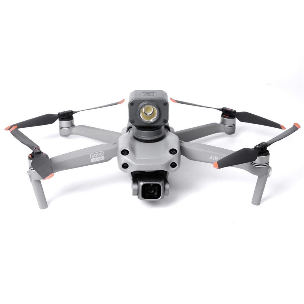SUNNYLIFE Q9330 For DJI Action 2/GoPro10 Camera Drone Mount 3-Brightness Adjustable Night Light with 1/4" Screw Adapter Multifunction Holder for DJI Air 2S