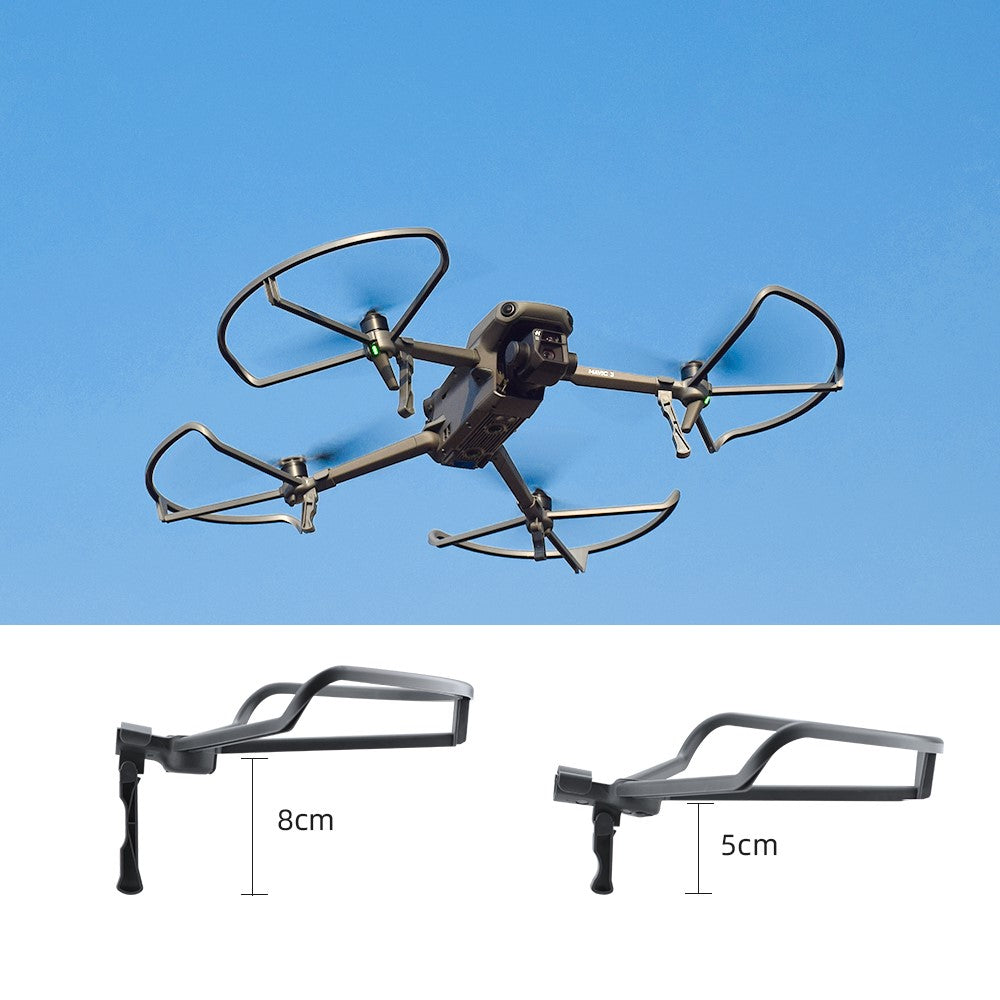 EWB9121 Propeller Protective Guard Ring Set with Foldable Landing Gear for DJI Mavic 3 Drone