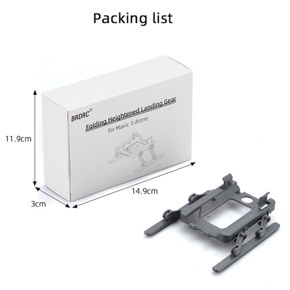 EWB9130 For DJI Mavic 3 Drone Landing Gear Leg Foldable Extended Kit