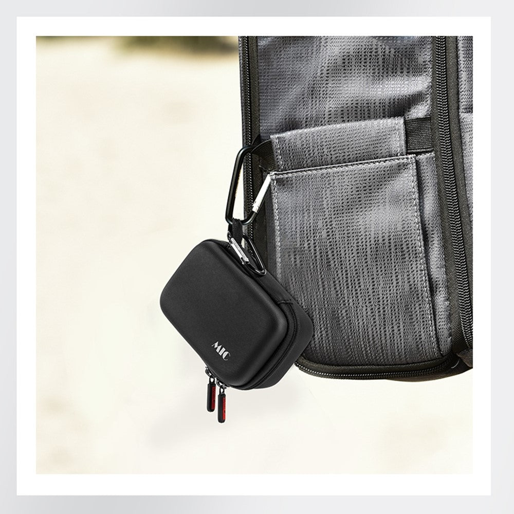 STARTRC 1110657 Carrying Case for DJI Mic Portable PU Shockproof Storage Bag Waterproof Microphone Case