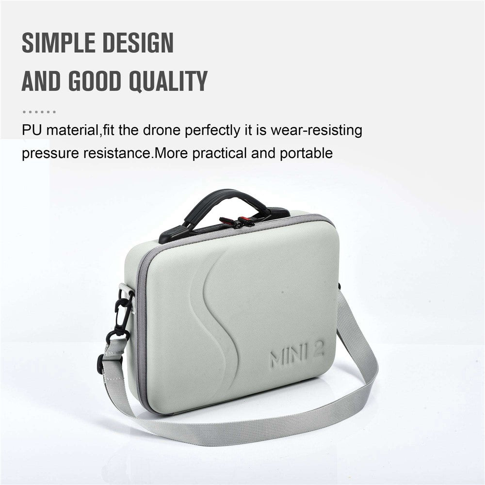 STARTRC For DJI Mini 2 Drone Remote Controller Carrying Case PU Leather Shoulder Bag