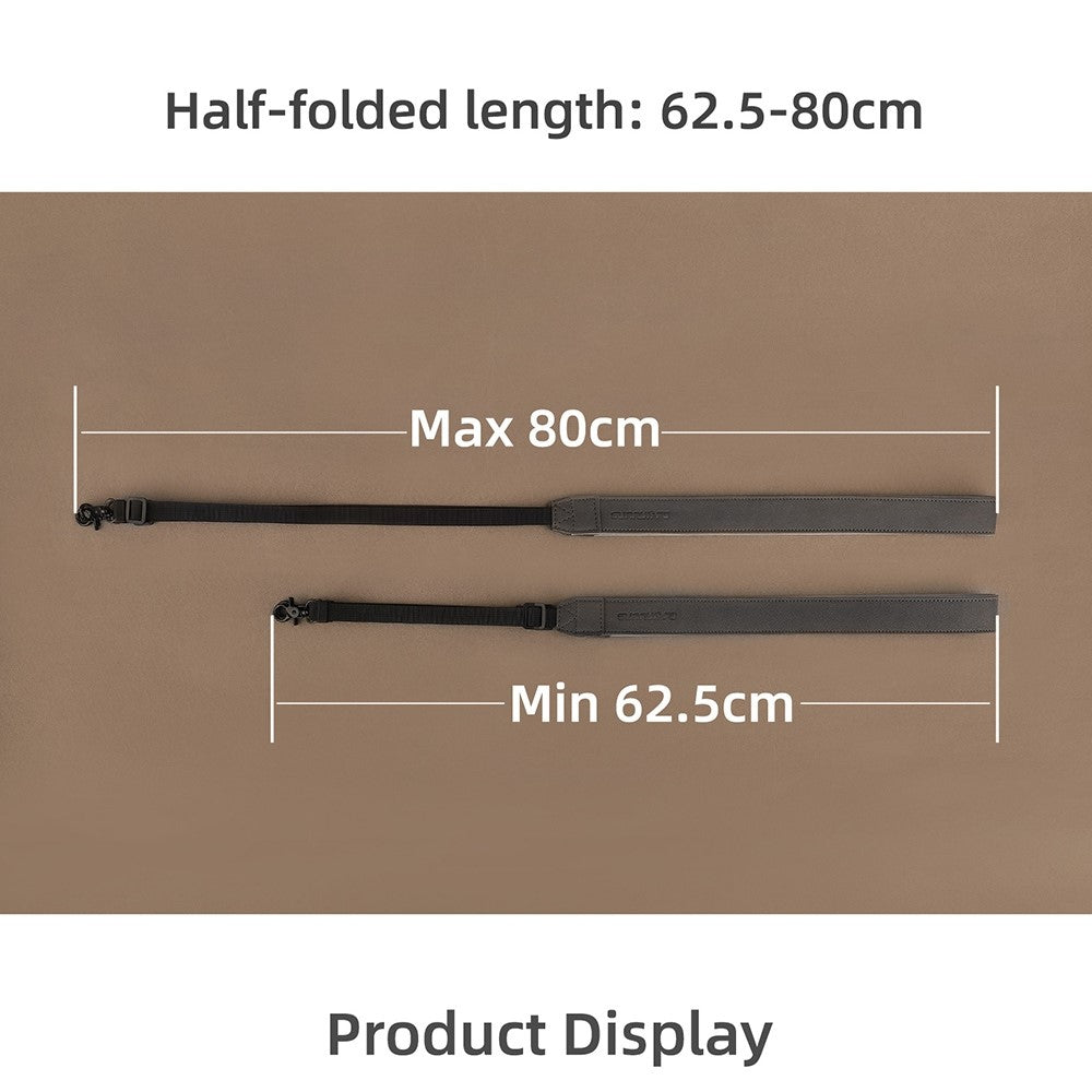 SUNNYLIFE GS377 Multi-use Bracket Comfortable Shoulder Lanyard for RC Pro/Smart Controller Accessories with Metal Hook + PU Leather Strap